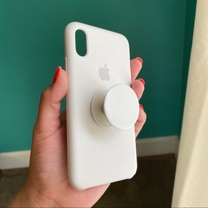 Apple iPhone X/Xs silicone case white